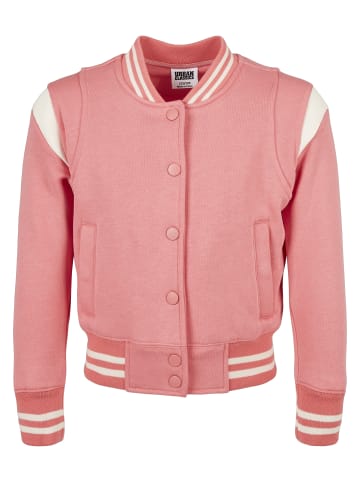 Urban Classics College Jacket in palepink/whitesand