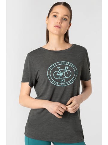 super.natural Merino T-Shirt in grau