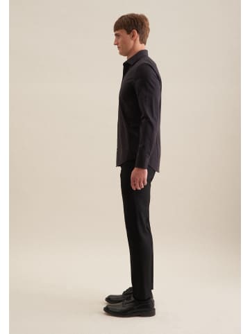 Seidensticker Business Hemd Slim in Schwarz