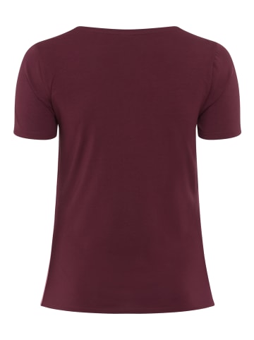 H.I.S. T-Shirt in bordeaux
