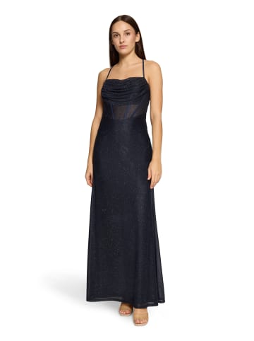 Vera Mont Abendkleid im Glitzer-Look in Dark Blue/Dark Blue