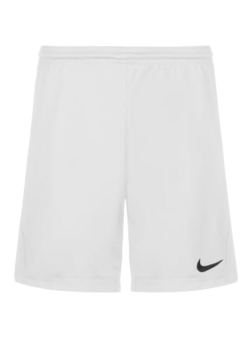 Nike Performance Trainingsshorts Park III in weiß / schwarz