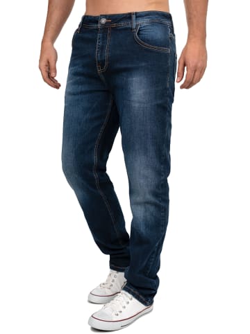 Cipo & Baxx Herren Slim Fit Jeans Stonewashed in Dark Blue