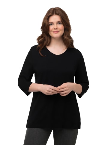 Ulla Popken Shirt in schwarz