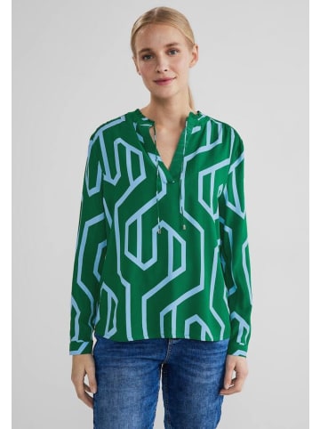 Street One Langarmbluse in dark brisk green