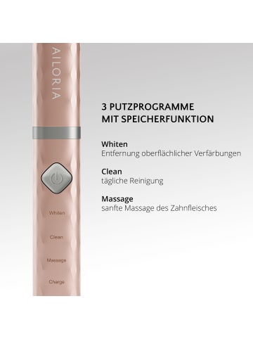 Ailoria FLASH TRAVEL USB-Schallzahnbürste in roségold