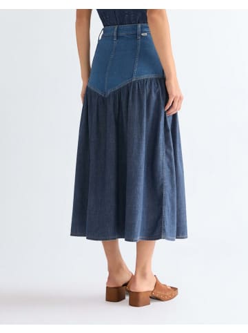 Wrangler Jeansrock Basque Waist in Lone Rider