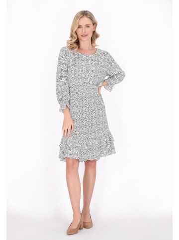 Usha Women Dress in white black