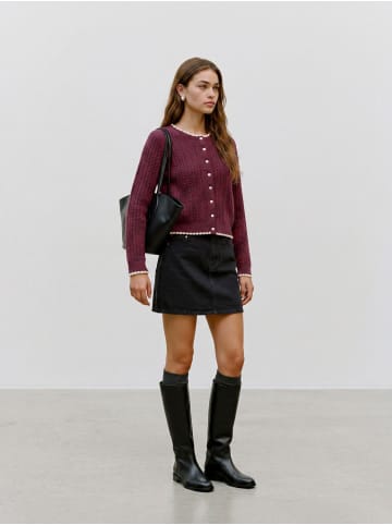 Vero Moda Strickjacke in Tawny Port
