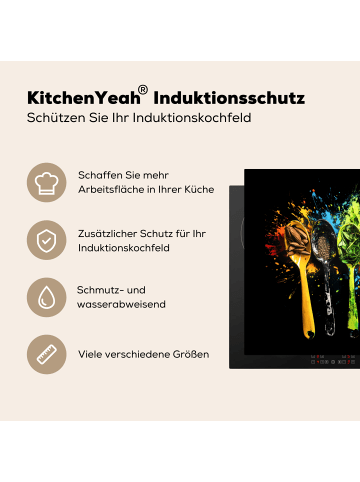 KitchenYeah Herdabdeckplatte Löffel Kräuter