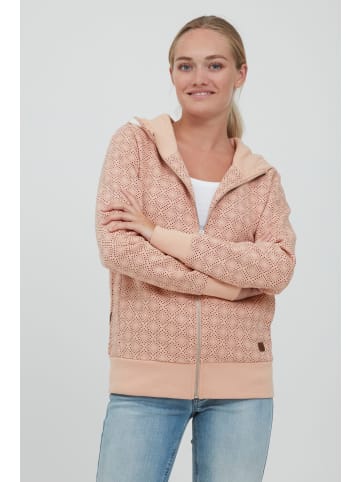 Oxmo Kapuzensweatjacke in rosa