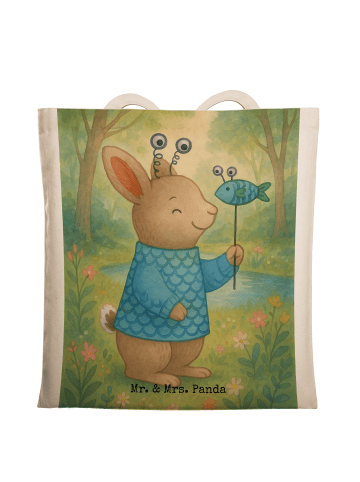Mr. & Mrs. Panda Schultertasche Fische Astrologie Design ohne Sp... in Weiß