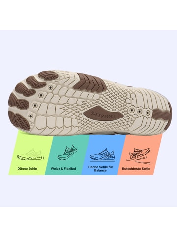 DOTALES FlowStep Barfußschuhe Beige 36