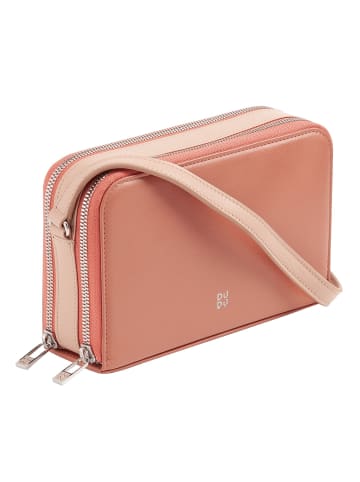 DuDu Ines Umhängetasche Leder 19 cm rosa cipria