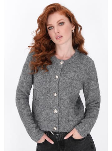 DreiMaster Women Cardigan in grey melange