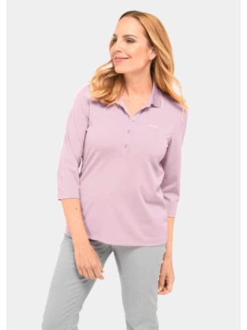 GOLDNER Trageangenehmes Poloshirt aus hochwertiger Micro-Modal Qualität in rosa