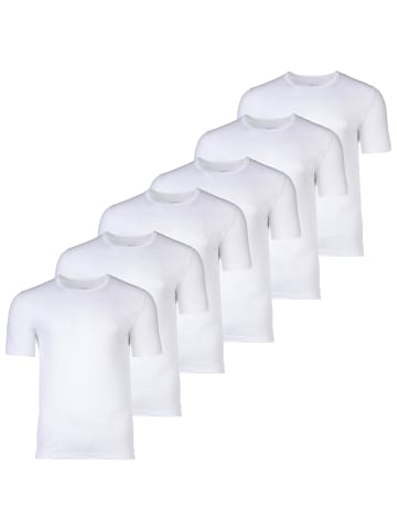 BOSS T-Shirt 6er Pack in Weiß
