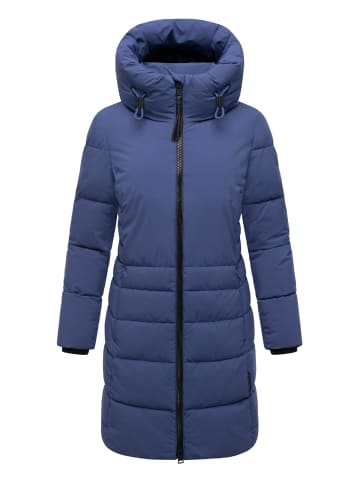 Navahoo Steppmantel Mondnebel XIV in Blue Violet