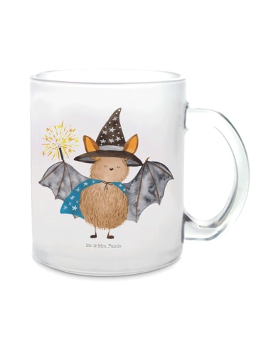 Mr. & Mrs. Panda Tasse Fledermaus Zauberer ohne Spruch in Transparent
