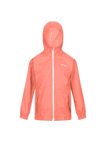 Regatta Regenjacke mit Packbeutel Kids in Fusion Coral