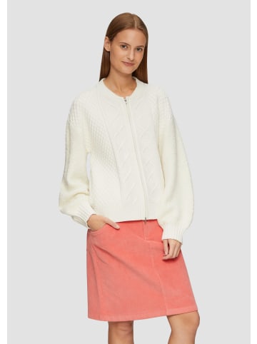 s.Oliver Strickjacke langarm in Creme