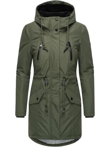 ragwear Wintermantel Elsien in Dark Olive