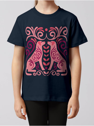 wat? Apparel T-Shirt Hundeliebe in Dunkelblau