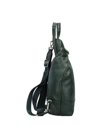 Jost Vika XChange Handtasche Leder 30 cm in bottlegreen
