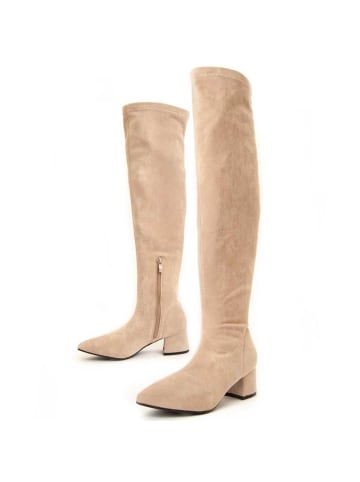 Montevita Stiefelette mit Absatz, Botavitta in Beige
