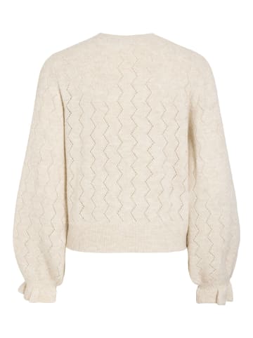 Vila Strickpullover in Super Light Natural Melan