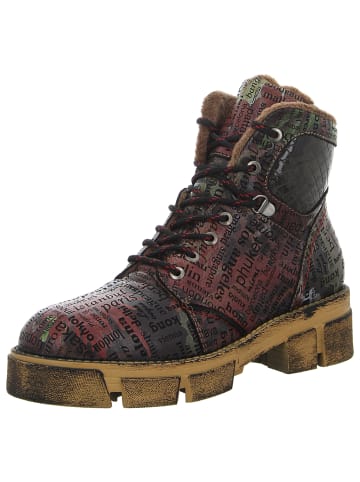 SIMEN Schnürstiefelette in bunt