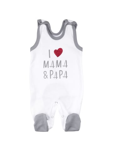 Baby Sweets Babysets I love Mama & Papa in weiss