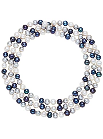 Lulu & Jane Kette aus  Süßwasser-Zuchtperle in multicolor