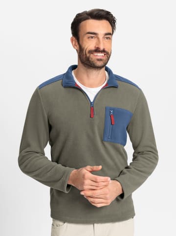 WITT WEIDEN Fleece-Shirt in khaki