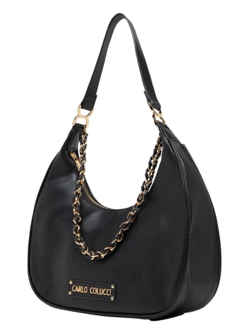 Carlo Colucci Schultertasche Dollinger in Schwarz