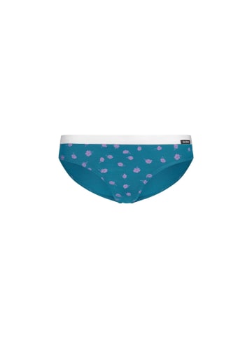 Skiny Slip 2er Pack in Petrol/Weiß