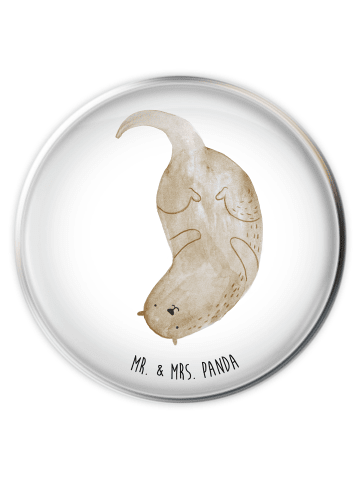 Mr. & Mrs. Panda Abfluss-Stopfen Otter Kopfüber ohne Spruch in Weiß