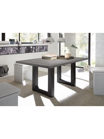 58 aufm Kessel ESSZIMMERTISCH Eila 8 180 x 90 x 75 Esstisch Schwarzstahl/Graphit