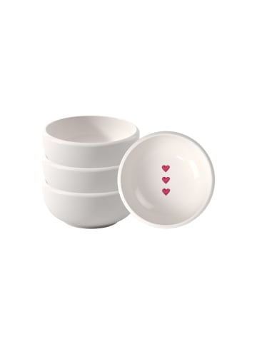 like. by Villeroy & Boch 6er Set Dipschalen With Love in Weiß ø 8 cm in weiß