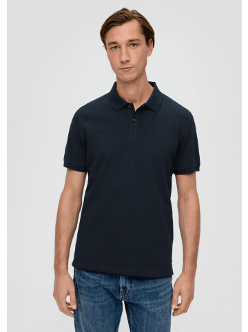 s.Oliver Polo-Shirt kurzarm in Blau