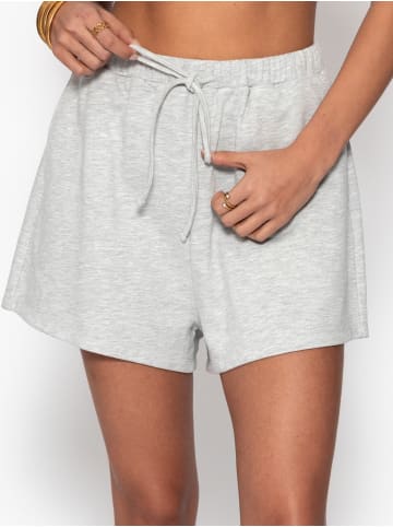 SASSYCLASSY Lässige Sweatshorts in Grau