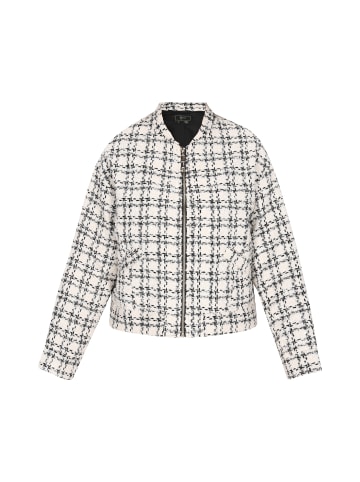 faina Women Jacket in white black