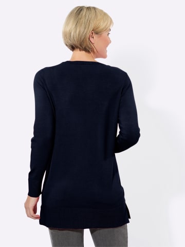 WITT WEIDEN Longpullover in marine