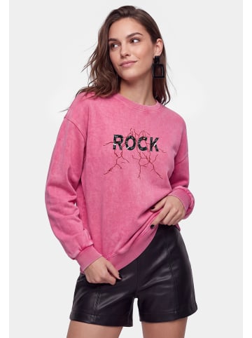 myMo ROCKS Women Sweatshirt in Fuchsia