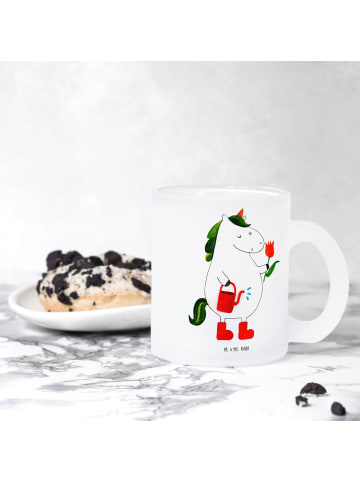 Mr. & Mrs. Panda Tee Tasse Einhorn Gärtner ohne Spruch in Transparent