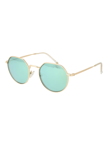 Funky Buddha Damen Sonnenbrillen Rechteck Gold