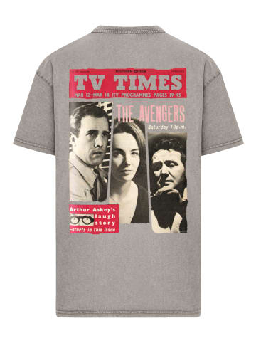 F4NT4STIC Oversize T-Shirt TV Times The Avengers 1961 Cover in Asphalt