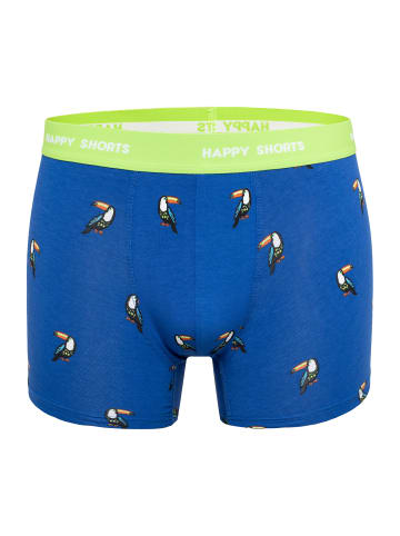 Happy Shorts Retro Boxer Print Sets in Neon Tucan