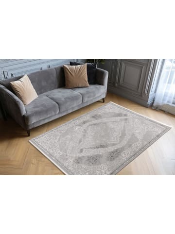 Teppich Boss Kurzflor Teppich Sami 425 Silber - Silber