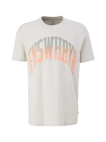 QS T-Shirt in 03D0_wollweiß